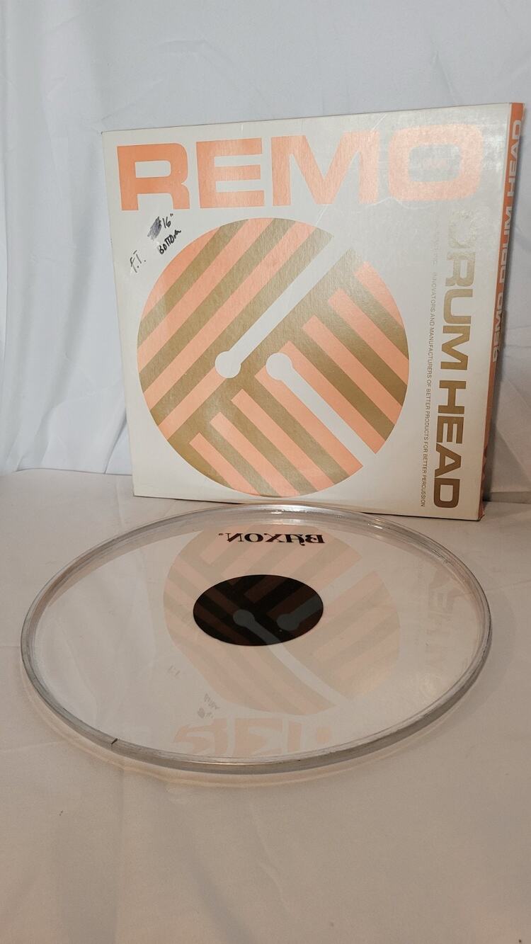 Vintage Remo 16" Clear Drum Head w Original Box USA Made Pre-Owned